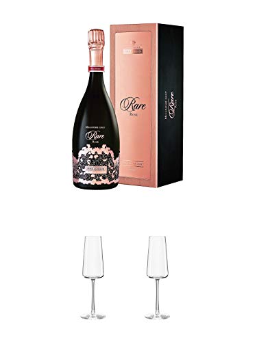 Piper-Heidsieck RARE ROSE MILLESIME Champagner in Holzkiste 0,75 Liter + Stölzle Power Champagnerkelch 1 Stück - 1590029 + Stölzle Power Champagnerkelch 1 Stück - 1590029 von 1a Schiefer