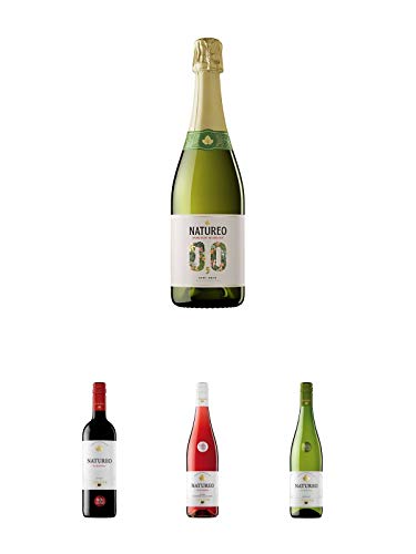 Torres Miguel NATUREO SPUMANTE Sparkling Semi-Seco Alkoholfrei 0,75 Liter + 3 von 1a Schiefer