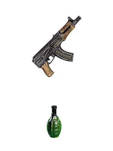 Zlatogor AK 47 Vodka Ukraine 0,5 Liter + Zlatogor Handgranate Ukraine 0,35 Liter von 1a Schiefer