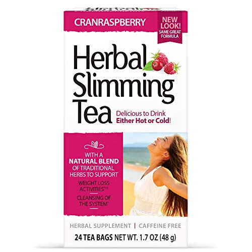 21st Century Health Care Herbal Slimming Tea, Cranraspberry, Caffeine Free, 24 Teebeutel, 1,6 oz (45 g) 2.1 x 2.7 x 4.8 inches von 21ST CENTURY