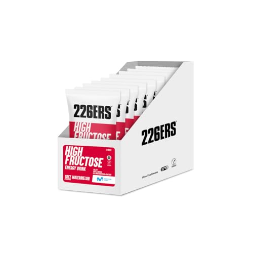 226ERS High Fructose Energy Drink, Energiegetränk für Sportler, mit Maltodextrin und Fruktose, vegan und glutenfrei, liefert Kohlenhydrate, Wassermelonengeschmack, 9 x 90 g von 226ERS