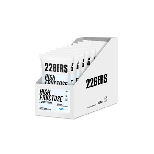 226ERS High Fructose Energy Drink, Energydrink, für Sportler, mit Maltodextrin und Fruktose, vegan und glutenfrei, Kohlenhydrate, geschmacksneutral, Packung mit 9 Einzeldosen x 90 g von 226ERS