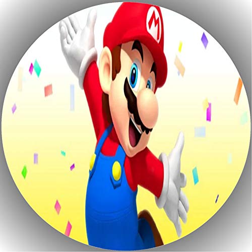 Fondant Tortenaufleger Tortenbild Geburtstag Super Mario L27 von 24