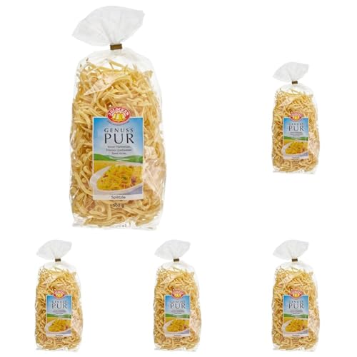 3 Glocken Genuss Pur Spätzle, 500g (Packung mit 5) von 3 Glocken