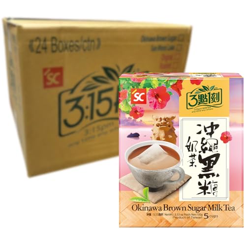 3:15 PM - Okinawa Brauner Zucker Milchtee - Multipack (24 X 100 GR) von 3:15pm