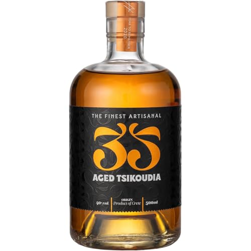 35N - Tsikoudia (Raki aus Kreta) "Aged in Oak Barelles" 40% 500 ml von 35N