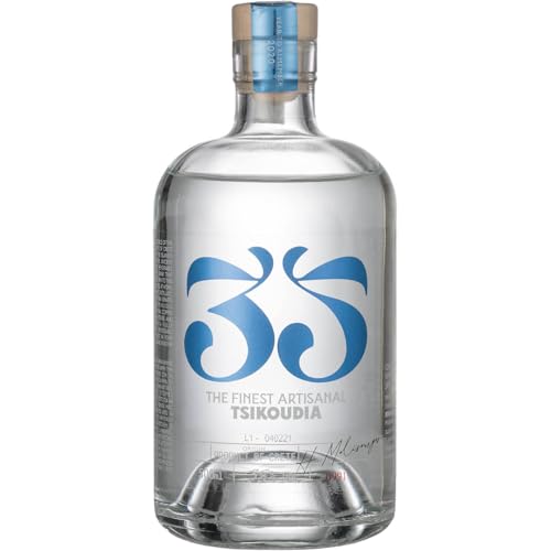 35N - Tsikoudia (Raki aus Kreta) "Blended/Blu" 38% 500 ml von 35N