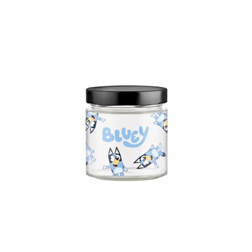 3Bears Overnight Oats Glas – Bluey Edition | Auslaufsicheres Frühstücksglas mit Markierungen von 3Bears