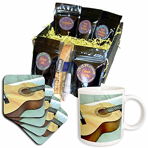 3dRose cgb_29245_1 Geschenkkorb für Gitarrensaiten und Musikinstrumente, Mehrfarbig von 3dRose