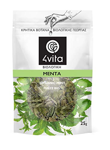 MINZE Bio aus Kreta 25g 4Vita gepflanzt und Geerntet direkt in Griechenland von 4Vita