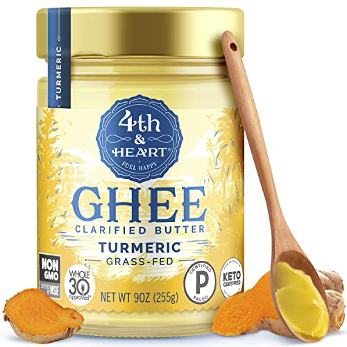 4th & Heart - Grass-Fed Ghee Clarified Butter Turmeric - 9 oz. von 4th & Heart