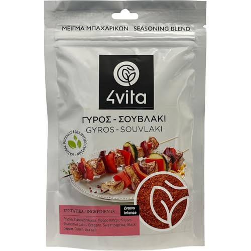 Gyros-Souvlaki-Gewürzmischung 75 g - 4vita von 4vita