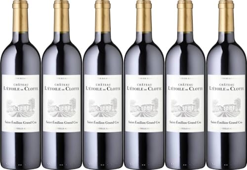 6x Chateau l'Etoile de ClotteSaint-Emilion Grand Cru 2020 - Bordeaux - Rotwein von 55585 Niederhausen