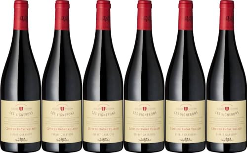 6x 'Esprit Garrigue' Côtes du Rhône Villages 2022 - Vallée du Rhône - Rotwein von 55585 Niederhausen