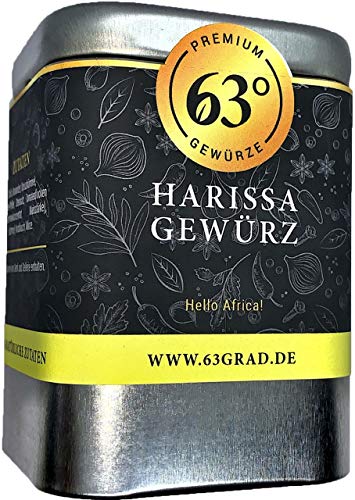 63 Grad - Harissa Gewürz für die Zubereitung der scharfen Harissa Paste (75g) von 63 Grad