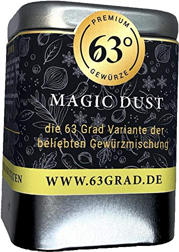 63 Grad - Magic Dust BBQ Rub Gewürzmischung zum Marinieren von Fleisch (100g) von 63 Grad