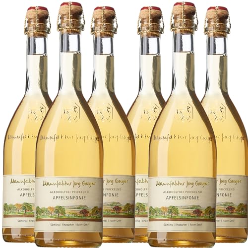 Apfelsinfonie Jörg Geiger Alkoholfrei Prickelnd, (6x0,75l) von 6er Paket