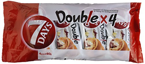 7Days Double Croissant Kakao Vani, 10er Pack (10 x 240 g) von 7 Days