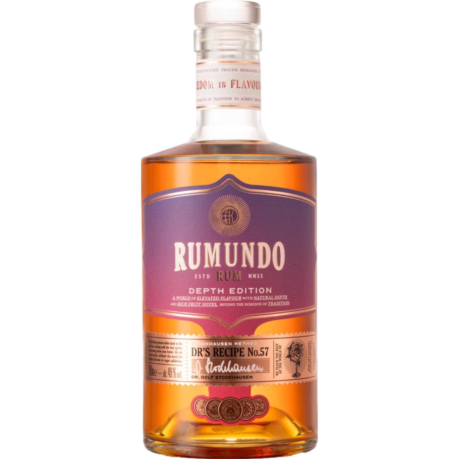 Seven Seals Rumundo Depth Dr. Recipe No. 57 Rum, Schweiz, 0,7 L, 46,0 % Vol., Spirituosen von 7 Seals Innovation AG, Stanstaderstraße 90, CH-6370 Stans