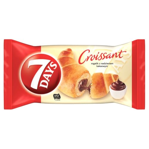 7 Day's Croissant mit Kakao Füllung 60g (Packung mit 30) von 7 Days