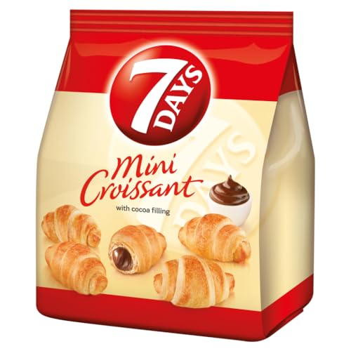 7 Days - Mini Croissants mit Kakao-Creme-Füllung - 185g von 7Days