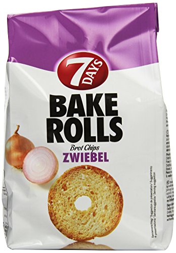 7Days Bake Rolls Zwiebel, 8er Pack (8x 250 g Beutel) von 7Days