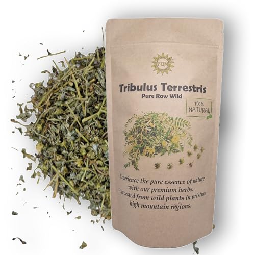 Tribulus Terrestris Tee Reines Rohwild - 50 g - Geerntet aus den unberührten Feldern der bulgarischen Berge - 100% natürlicher Kräutertee von 7UN