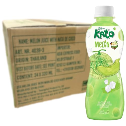 KATO - Melonensaft mit Nata de Coco - 24 X 320 ML - Multipack von KATO