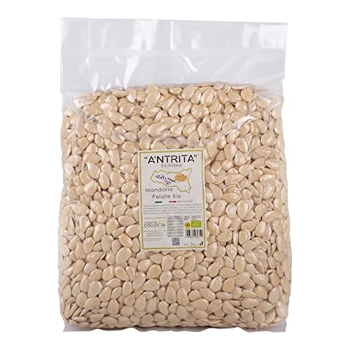 A'Ntrita® - Mandeln Blanchiert Bio 3 Kg - 100% Italienisch - Hergestellt in Sizilien von A'Ntrita