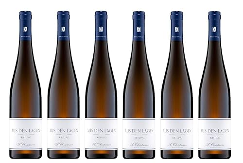 6x 0,75l - 2023er - A. Christmann - Aus den Lagen - Riesling - Qualitätswein Pfalz - Deutschland - Weißwein trocken von A. Christmann