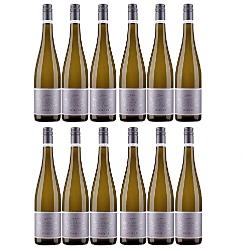 A. Diehl Aroma Cuvée drei zu eins Weißwein trocken veganer Wein QbA Deutschland (12 Flaschen) von A. Diehl