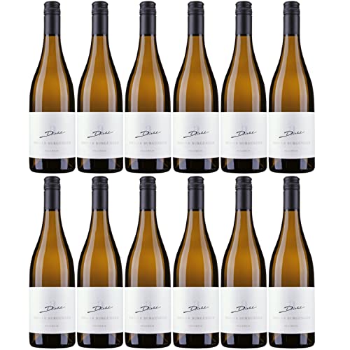 A. Diehl Grauer Burgunder Hauswein Weißwein deutscher Wein trocken QbA Inkl FeinWert E-Book (12 x 0,75l) von A. Diehl