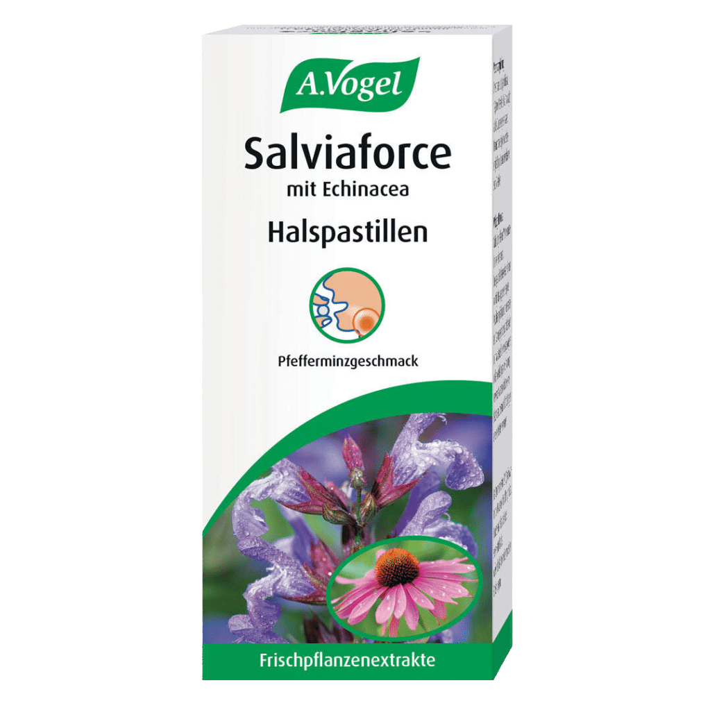 Halspastillen Salviaforce mit Echinacea von A. Vogel