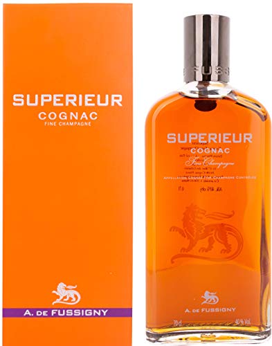 A. de Fussigny SUPERIEUR Fine Champagne Cognac 40Prozent Vol. 0,7l in Geschenkbox von A. de Fussigny