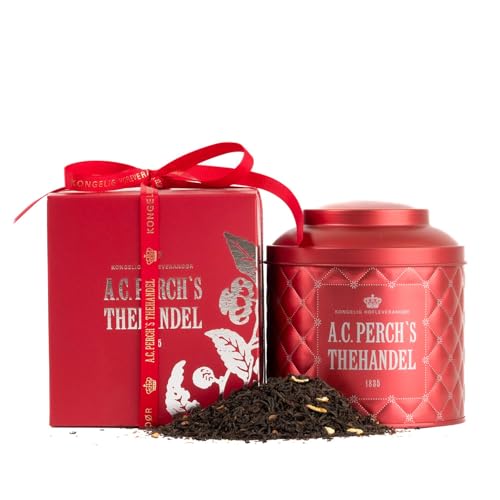 A.C. Perchs Teedose mit Loser Tee | 150g Aromatischer Schwarzer Weihnachtstee mit Nelken | Tee geschenkset weihnachten | Tradition Seit 1835 von A.C. PERCH'S