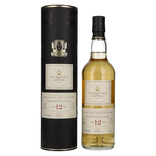 A.D. Rattray 12 Years Old BALMENACH Bourbon Hogshead Whisky 2012 56,7% Vol. 0,7l in Geschenkbox von A.D. Rattray