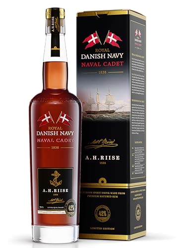 A.H. Riise Royal Danish Navy Naval Cadet | Premium Spirituose auf Rumbasis | Lieblicher Geschmack | 700 ml | 40% Vol. von A.H. Riise