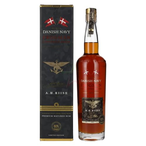 A.H. Riise Royal Danish Navy FROGMAN Conventus Ranae Superior Spirit Drink 60,00% 0,70 lt. von A.H. Riise