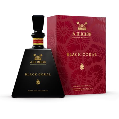 A.H. Riise Black BLACK CORAL Gem Collection Spirit Drink 45,8% Vol. 0,7l in Geschenkbox von A.H. Riise