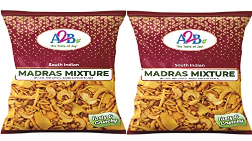 A2B Savoury Snacks (200g) (Madras Mixture) von A2B