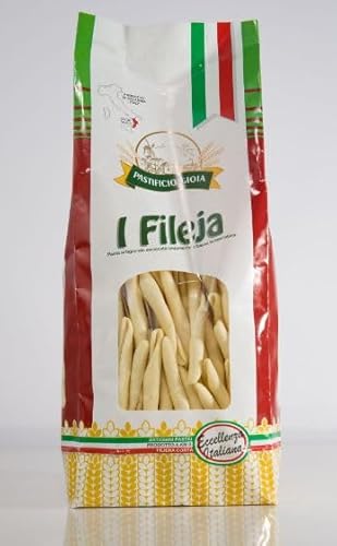 PASTIFICIO GIOIA PASTA FILEJA KALABRESE DIE BESTE MANUFAKTURA-PASTA MULTIPACK AROMEN ZUR AUSWAHL (10 Packungen, FILEJA NORMAL) von ABAZO