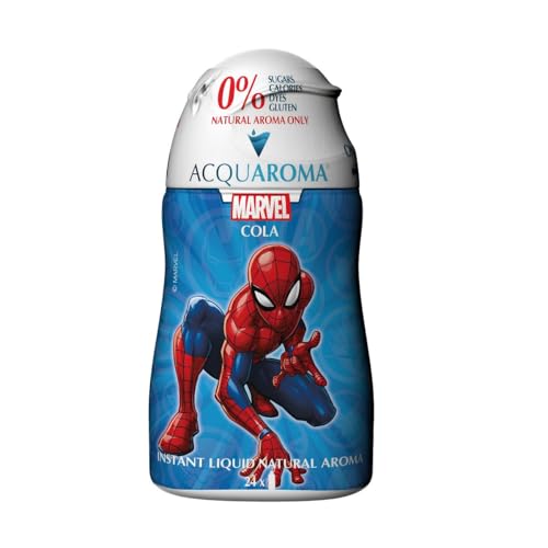 ACQUAROMA Cola - MARVEL Collection, 48ml, natürliches Aroma, Geschmack für Dein Wasser von ACQUAROMA