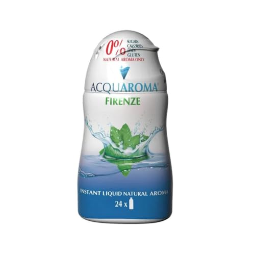 ACQUAROMA Firenze (Geschmacksrichtung Minze), 48ml, natürliches Aroma, Geschmack für Dein Wasser (Minze) von ACQUAROMA