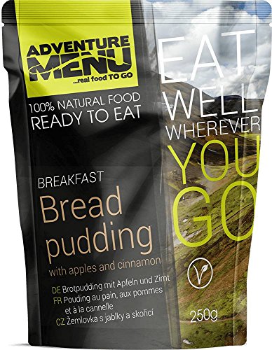 Adventure Menu - Brotpudding mit Äpfeln und Zimt | 250 g | Gourment Nachtisch für unterwegs & daheim von ADVENTURE MENU...real food TO GO