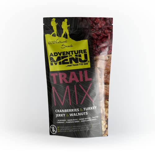 Adventure Menu Trail Mix - Cranberry, Truthahn Jerky und Walnüsse, 100g von ADVENTURE MENU...real food TO GO