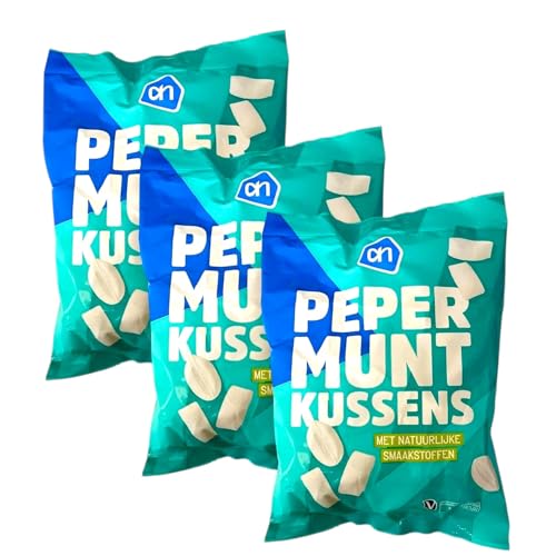 AH Pepermunt kussens Pfefferminz Kissen Multipack 3x 400g (Gesamtgewicht 1.200g) von AH