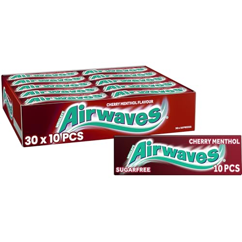 Wrigley Airwaves Cherry Menthol, 30er Pack, (30 x 10 Dragees) von AIRWAVES