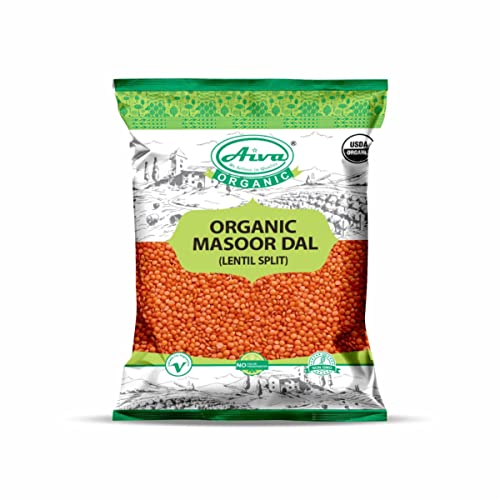 AIVA Bio Masoor Dal (Lentil Split) – USDA-zertifiziert 1,8 kg von AIVA WE BELIEVE IN QUALITY