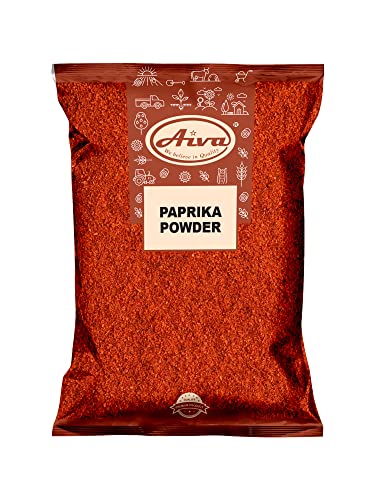 AIVA Paprika gemahlenes Pulver (Deggi Mirch) Gewürz – ganz natürlich, salzfrei, vegan, gentechnikfrei (200 g)) von AIVA WE BELIEVE IN QUALITY