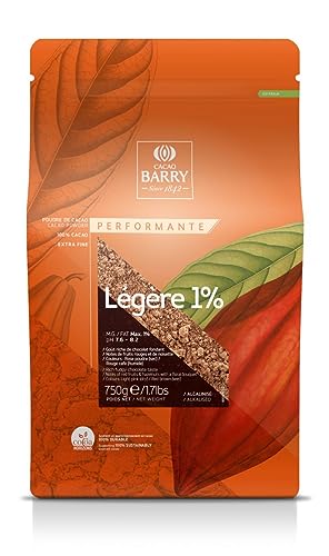 Kakao Légère 1% 750 g Cacao Barry, fettarmes Kakaopulver f. kalorienarmes Gebäck von AK-Colonia